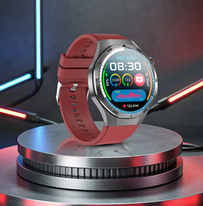 Fitaos H9 EKG Blutzucker Harnsäure Cholesterin Stressüberwachung Smartwatch