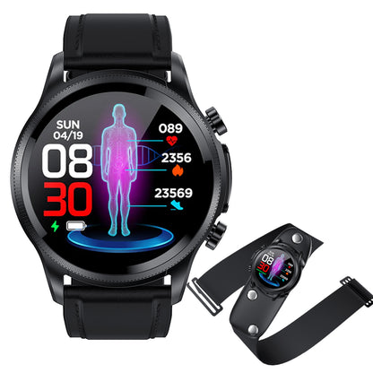 FITAOS Multifunktionale Überwachungs-Smartwatch mit EKG/Blutsauerstoff/Blutdruck/Blutzucker 