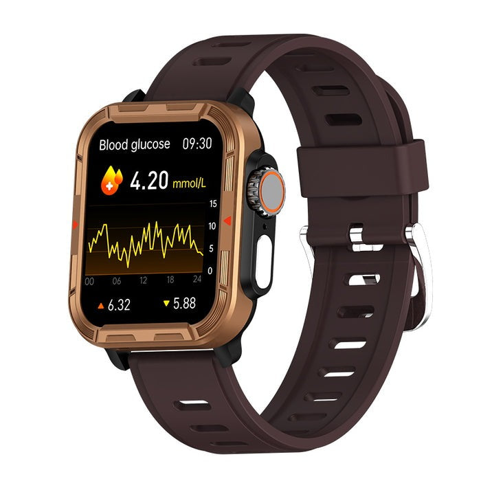 FITAOS VEE PRO Robuste Sport-Smartwatch zur Überwachung der Körperzusammensetzung/EKG/Blutzucker/Blutdruck/Herzfrequenz 