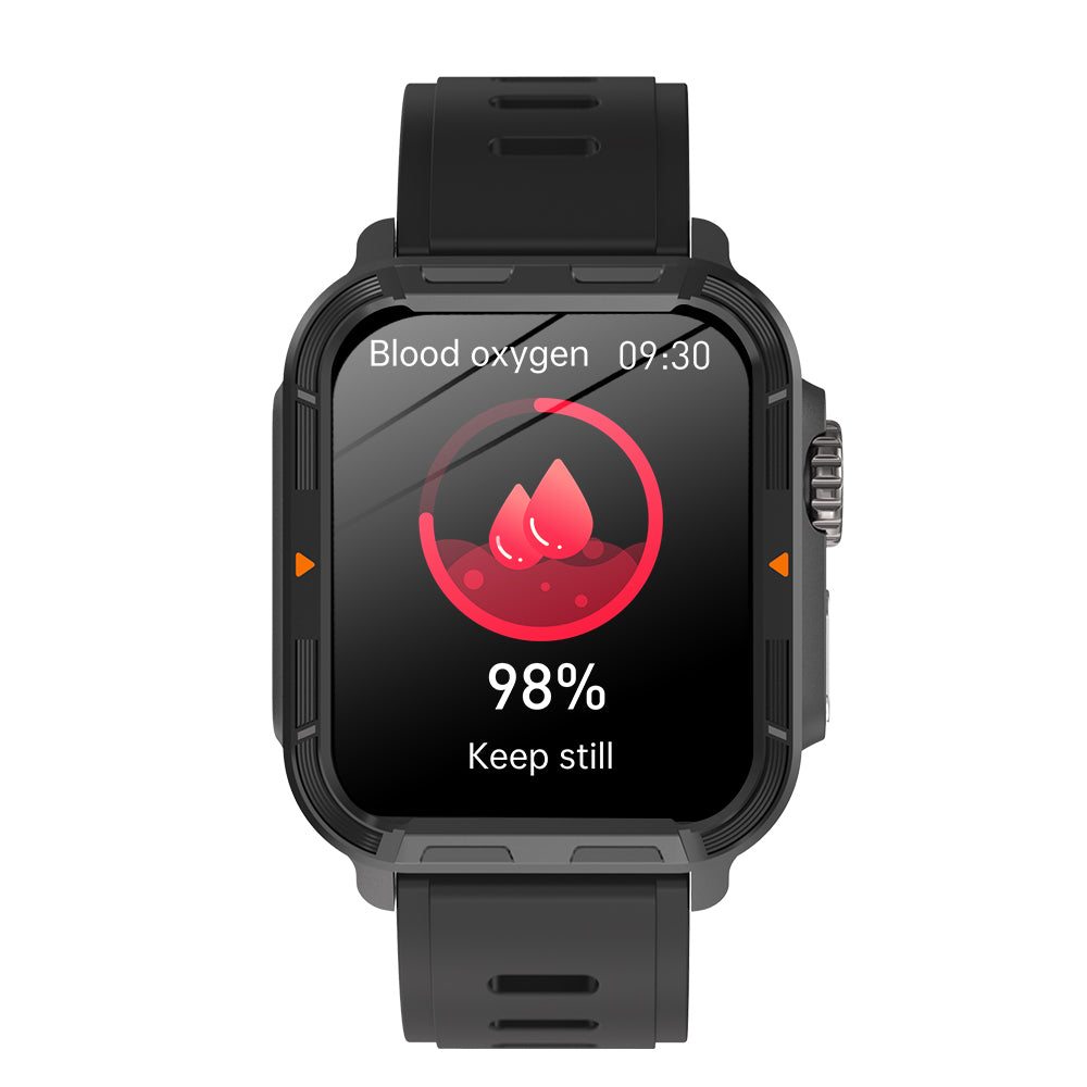 FITAOS VEE PRO Robuste Sport-Smartwatch zur Überwachung der Körperzusammensetzung/EKG/Blutzucker/Blutdruck/Herzfrequenz 