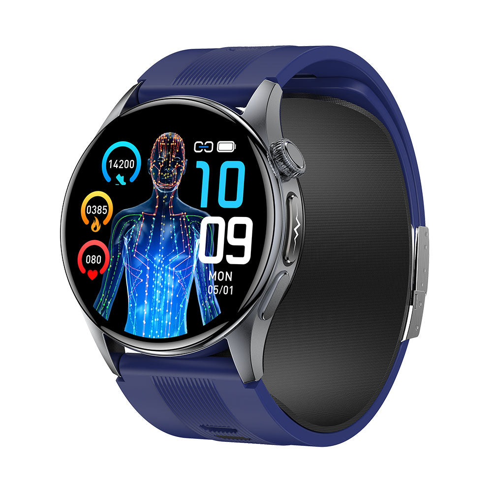 Fitaos Max 6 High-end Flagship Air Pump Blood Pressure ECG Blood Sugar Blood Oxygen Monitoring SmartWatch