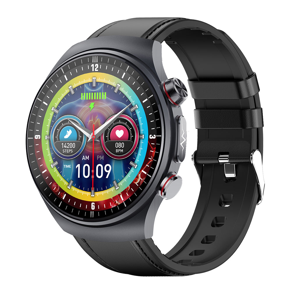 Fitaos Pro 10 High-End Flagship Smartwatch EKG Blutzucker Harnsäure Cholesterin Stressüberwachung 