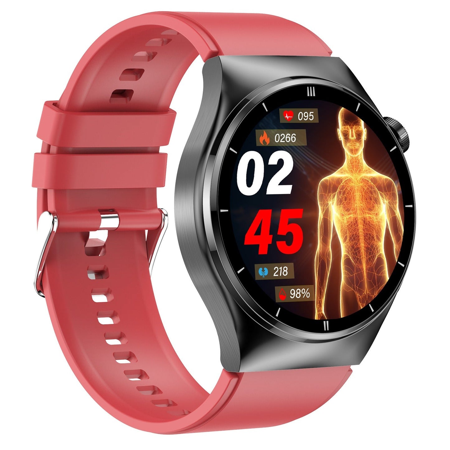 FITAOS F320 Lasertherapie-Smartwatch, Blutzucker, Blutsauerstoff, Harnsäure, Lipidüberwachung 