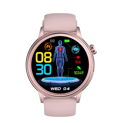 FITAOS PRO 7 EKG Blutzucker 30s Intelligente Mikrountersuchung Blutsauerstoffüberwachung Gesundheits-Smartwatch 