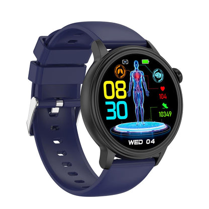 FITAOS PRO 7 EKG Blutzucker 30s Intelligente Mikrountersuchung Blutsauerstoffüberwachung Gesundheits-Smartwatch 