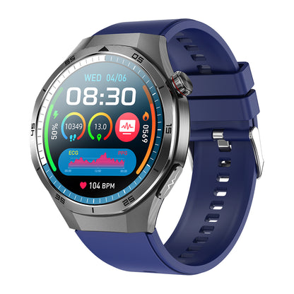 Fitaos H9 EKG Blutzucker Harnsäure Cholesterin Stressüberwachung Smartwatch