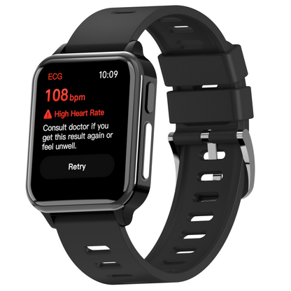 CFDA-zertifizierte Gesundheits-EKG-Smartwatch mit Blutsauerstoff-Herzfrequenzmesser, Schlafüberwachung, Gesundheits-Tracker-Uhr 