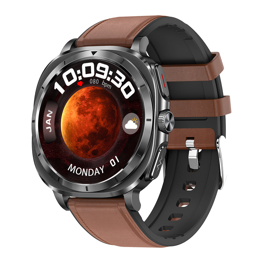 Fitaos H9 EKG Blutzucker Harnsäure Cholesterin Stressüberwachung Smartwatch