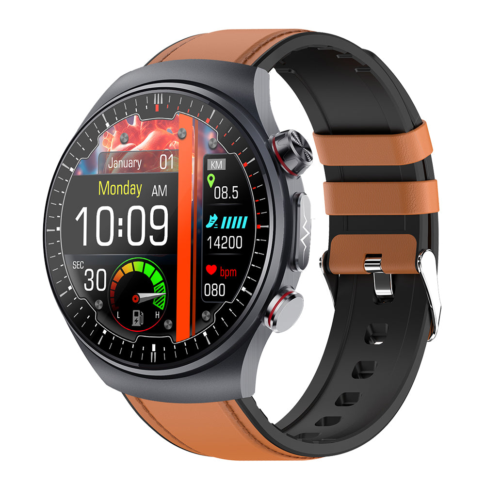 Fitaos Pro 10 High-End Flagship Smartwatch EKG Blutzucker Harnsäure Cholesterin Stressüberwachung 