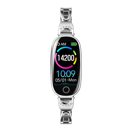 Fitaos Blutzucker Blutdrucküberwachung Luxus Diamant Design Fashion Smartwatch 