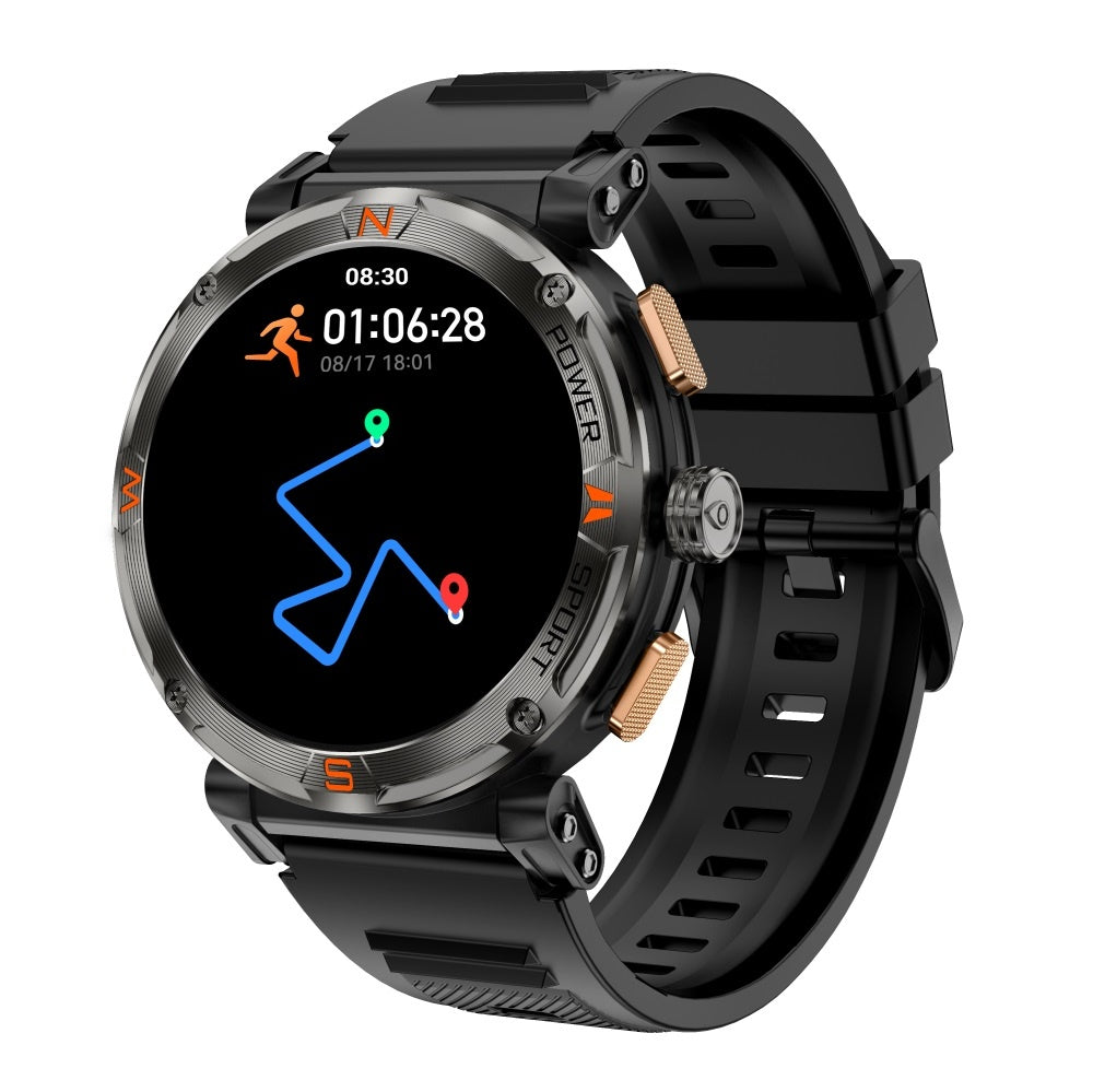 Fitaos MIX 1 GPS-KOMPASS 1,43-Zoll-AMOLED-BILDSCHIRM 3 ATM WASSERDICHT BLUT-SAUERSTOFF-BLUTDRUCK-SCHLAFÜBERWACHUNG 100+ SPORTMODI SMARTWATCH 