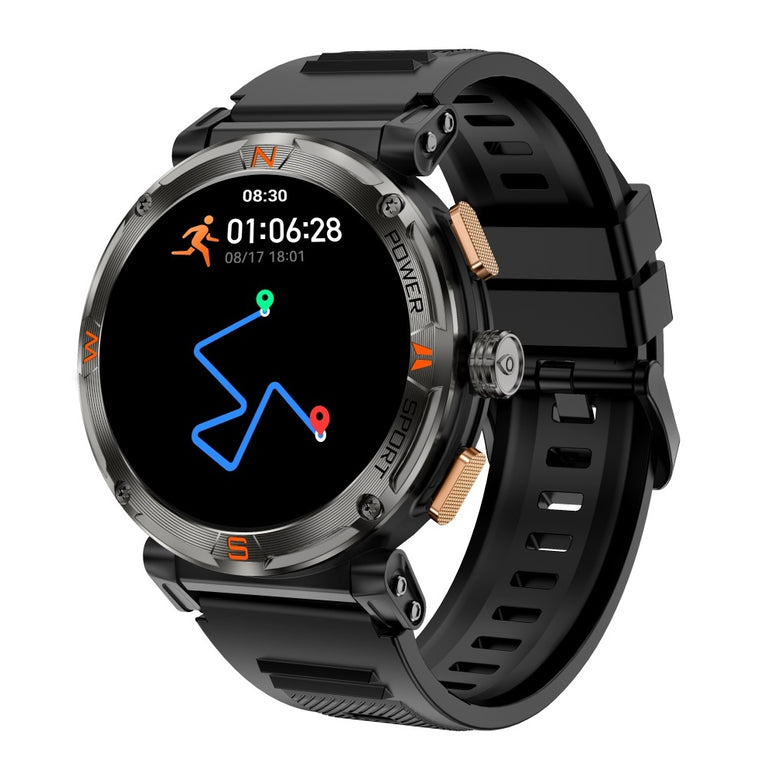 Fitaos MIX 1 GPS-KOMPASS 1,43-Zoll-AMOLED-BILDSCHIRM 3 ATM WASSERDICHT BLUT-SAUERSTOFF-BLUTDRUCK-SCHLAFÜBERWACHUNG 100+ SPORTMODI SMARTWATCH 