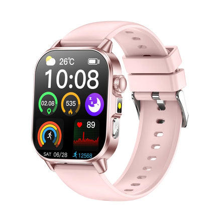 Fitaos P07 AI Analysis ECG Blood glucose Blood Oxygen monitoring Flashlight SOS Smartwatch