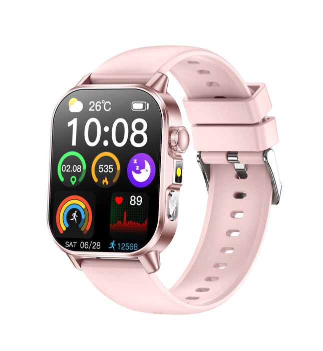 Fitaos P07 AI Analysis ECG Blood glucose Blood Oxygen monitoring Flashlight SOS Smartwatch