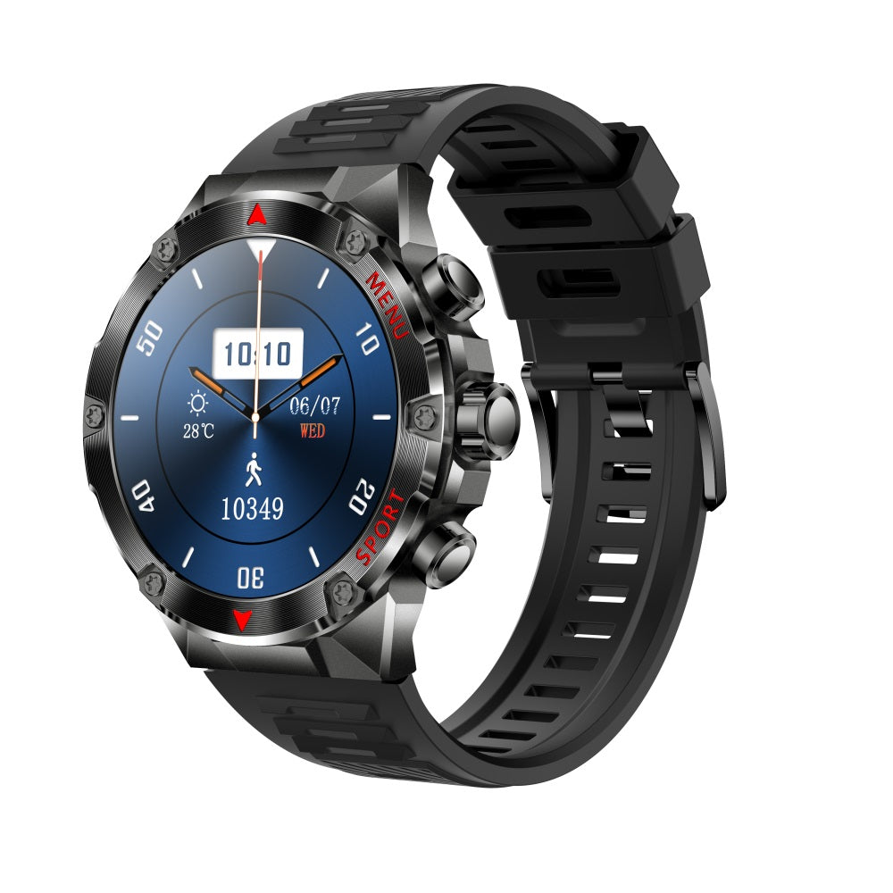 FITAOS HIGH-END AMOLED-Bildschirm Blutsauerstoff Blutdruck Schlafüberwachung 150+ SPORT-Modi SMARTWATCH