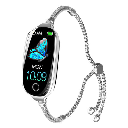 Fitaos Blutzucker Blutdrucküberwachung Luxus Diamant Design Fashion Smartwatch 