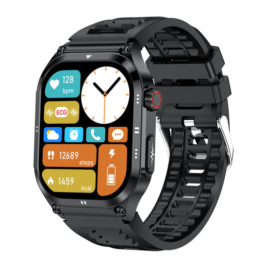 Fitaos H9 EKG Blutzucker Harnsäure Cholesterin Stressüberwachung Smartwatch