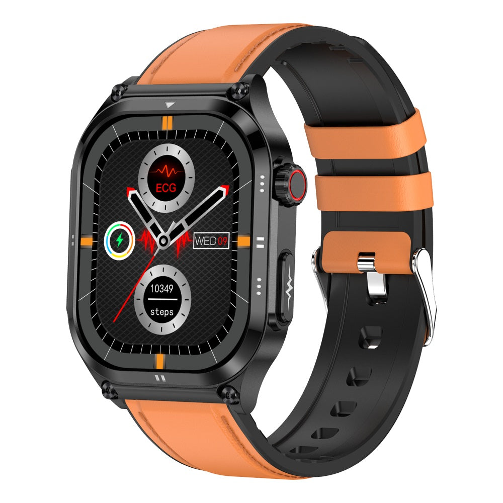 Fitaos H9 EKG Blutzucker Harnsäure Cholesterin Stressüberwachung Smartwatch