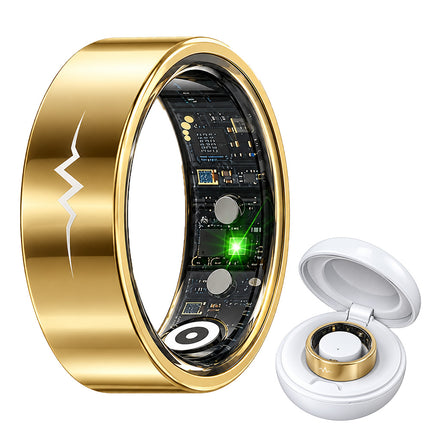 FITAOS R10 Blood Glucose ECG/EKG Blood Pressure Monitoring AI Health Analysis Smart Ring