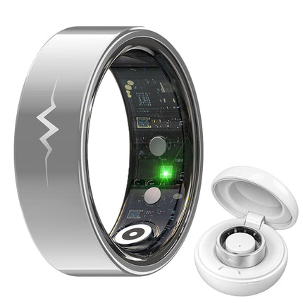 FITAOS R10 Blood Glucose ECG/EKG Blood Pressure Monitoring AI Health Analysis Smart Ring