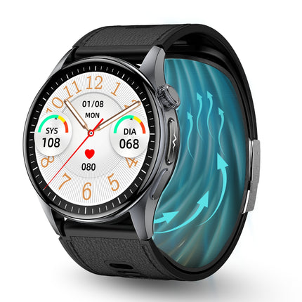Fitaos Max 6 High-end Flagship Air Pump Blood Pressure ECG Blood Sugar Blood Oxygen Monitoring SmartWatch