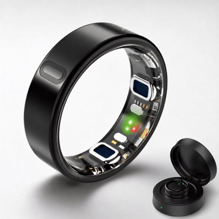 Fitaos V8 High-end Flagship Blood Glucose ECG/EKG Blood Pressure Monitoring AI Health Analysis Smart Ring