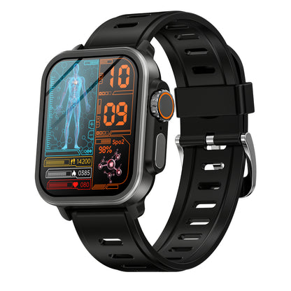 FITAOS VEE Bluetooth-Anruf EKG/EKG Blutsauerstoff Herzfrequenz Blutzuckerüberwachung Musik SmartWatch 