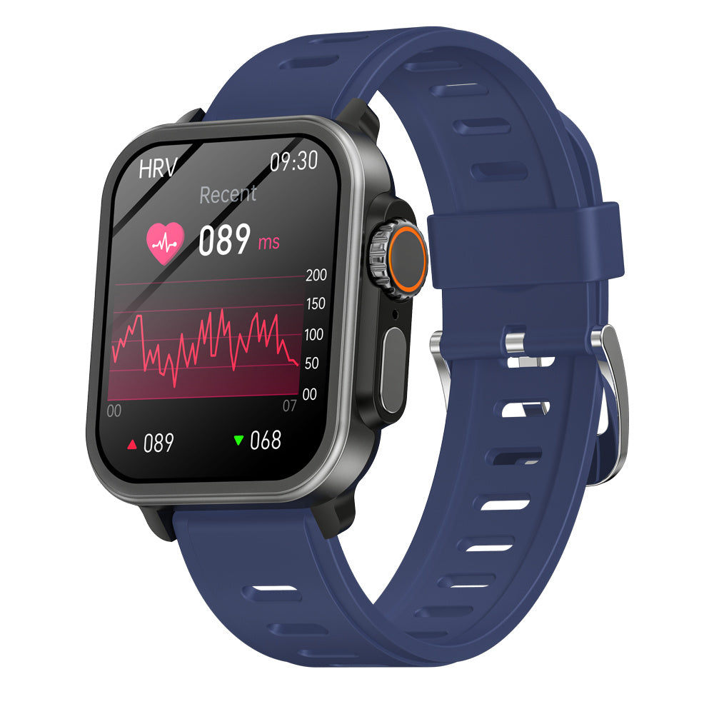 FITAOS VEE Bluetooth-Anruf EKG/EKG Blutsauerstoff Herzfrequenz Blutzuckerüberwachung Musik SmartWatch 