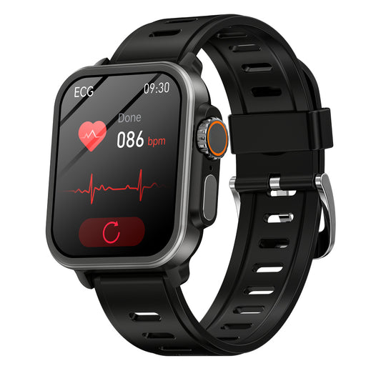 FITAOS VEE Bluetooth-Anruf EKG/EKG Blutsauerstoff Herzfrequenz Blutzuckerüberwachung Musik SmartWatch 