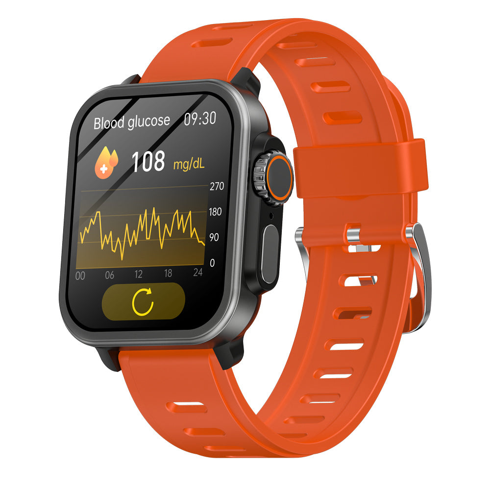 FITAOS VEE Bluetooth-Anruf EKG/EKG Blutsauerstoff Herzfrequenz Blutzuckerüberwachung Musik SmartWatch 