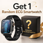 VEE +Random ECG smartwatch / Schwarzes Silikon
