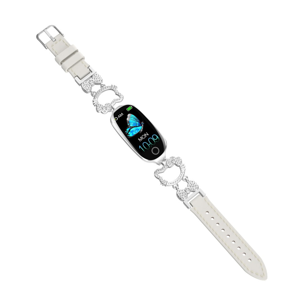 Fitaos Blutzucker Blutdrucküberwachung Luxus Diamant Design Fashion Smartwatch 