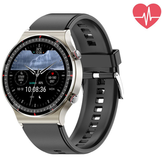 FITAOS 2024 Neue EKG+PPG Smart Watch mit vollem Touchscreen und Blutsauerstoff-Blutdruck-Herzfrequenz 