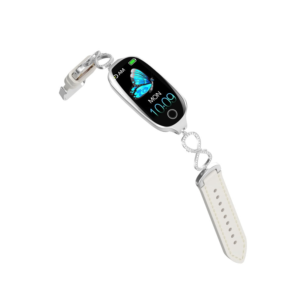 Fitaos Blutzucker Blutdrucküberwachung Luxus Diamant Design Fashion Smartwatch 