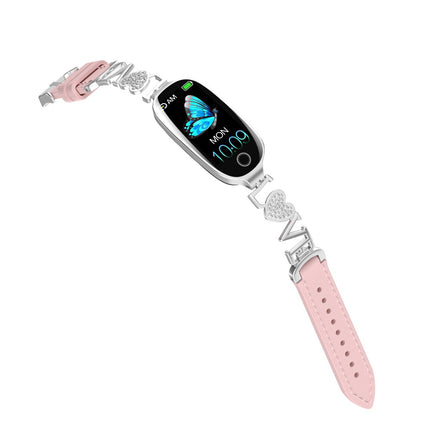 Fitaos Blutzucker Blutdrucküberwachung Luxus Diamant Design Fashion Smartwatch 