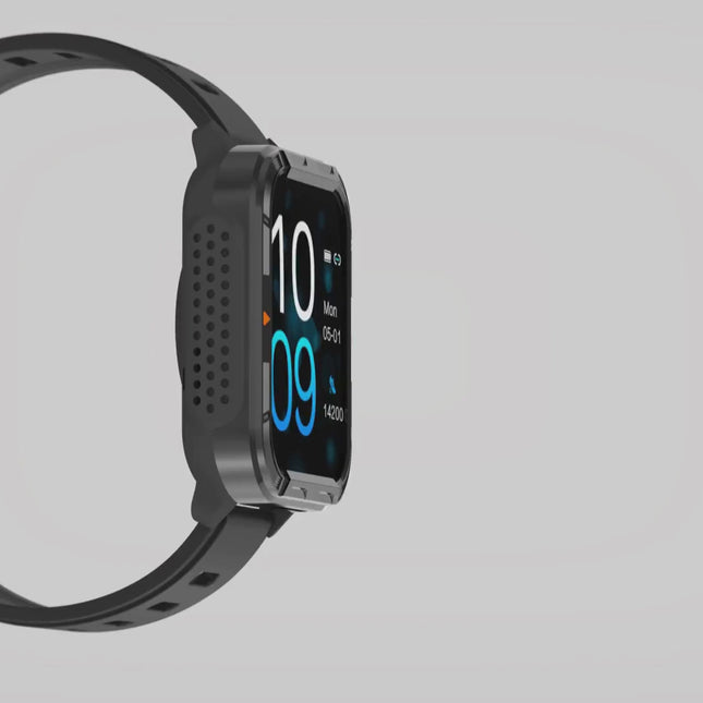 FITAOS VEE PRO Robuste Sport-Smartwatch zur Überwachung der Körperzusammensetzung/EKG/Blutzucker/Blutdruck/Herzfrequenz 