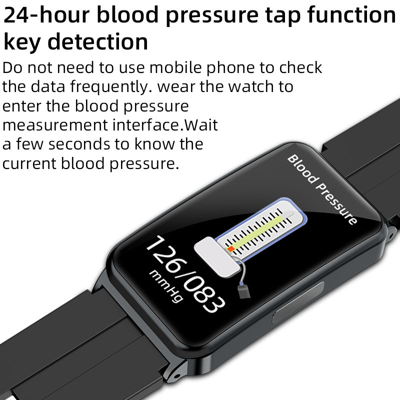 Verbesserte Version Fitaos VKEP01 EKG Blutsauerstoff Herzfrequenz Blutdrucküberwachungsuhr